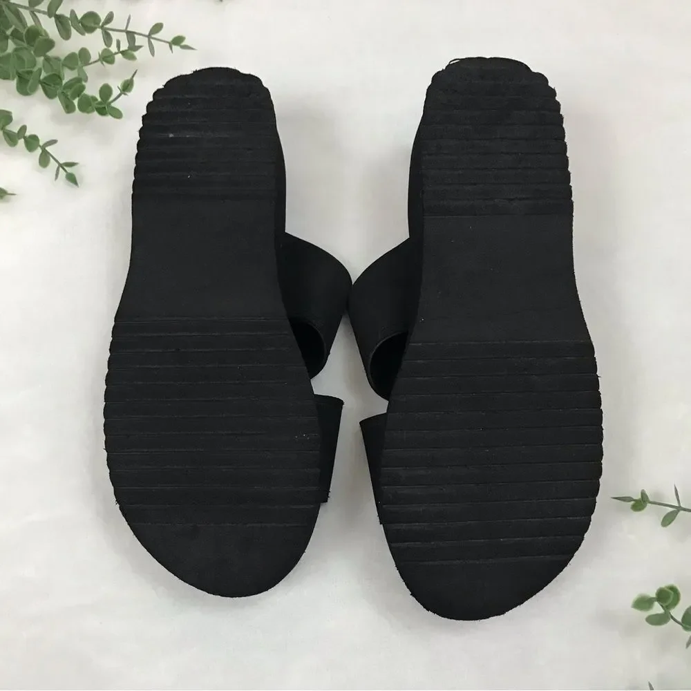 Vintage Baywatch Gear Platform Slip On Slides Slippers Sandals Womens Sz 10 90s